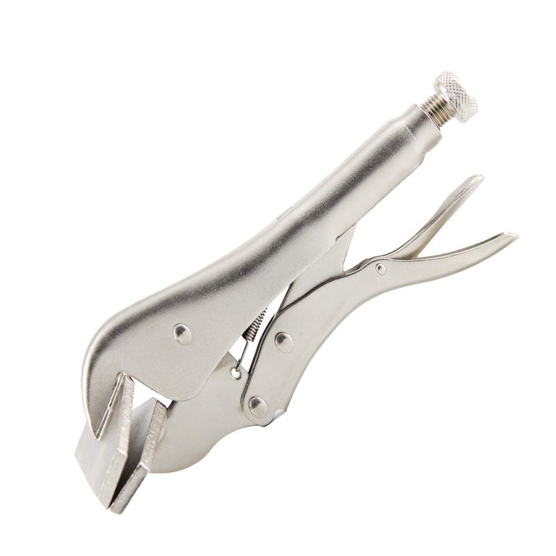 GOSWIFT 10-inch Locking Sheet Metal Clamp, Heavy Duty Sheet Metal Grip Tool, Heat-Treated Nickle Plated Welding Plier - Image 5